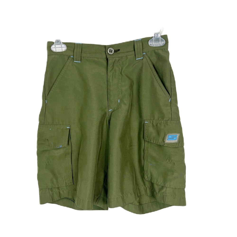Sideout Shorts Youth Medium Green Cargo Casual Bottoms Kids Bottoms